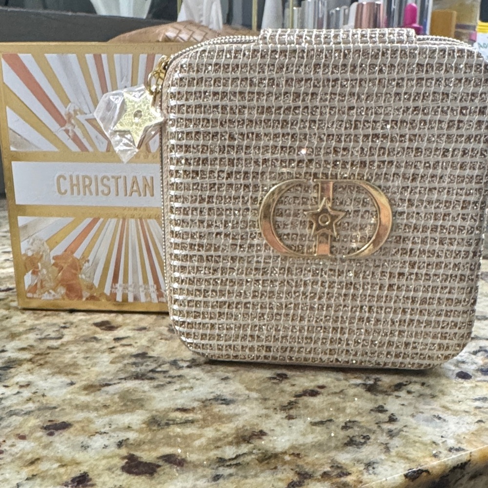 NIB Christian Dior Travel Jewelry Case w/zipper